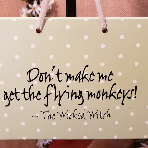 Flying Monkeys Wood Wall Sign🐵🎫 - Picture 2 of 8